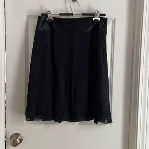 Banana Republic Black silk Skirt